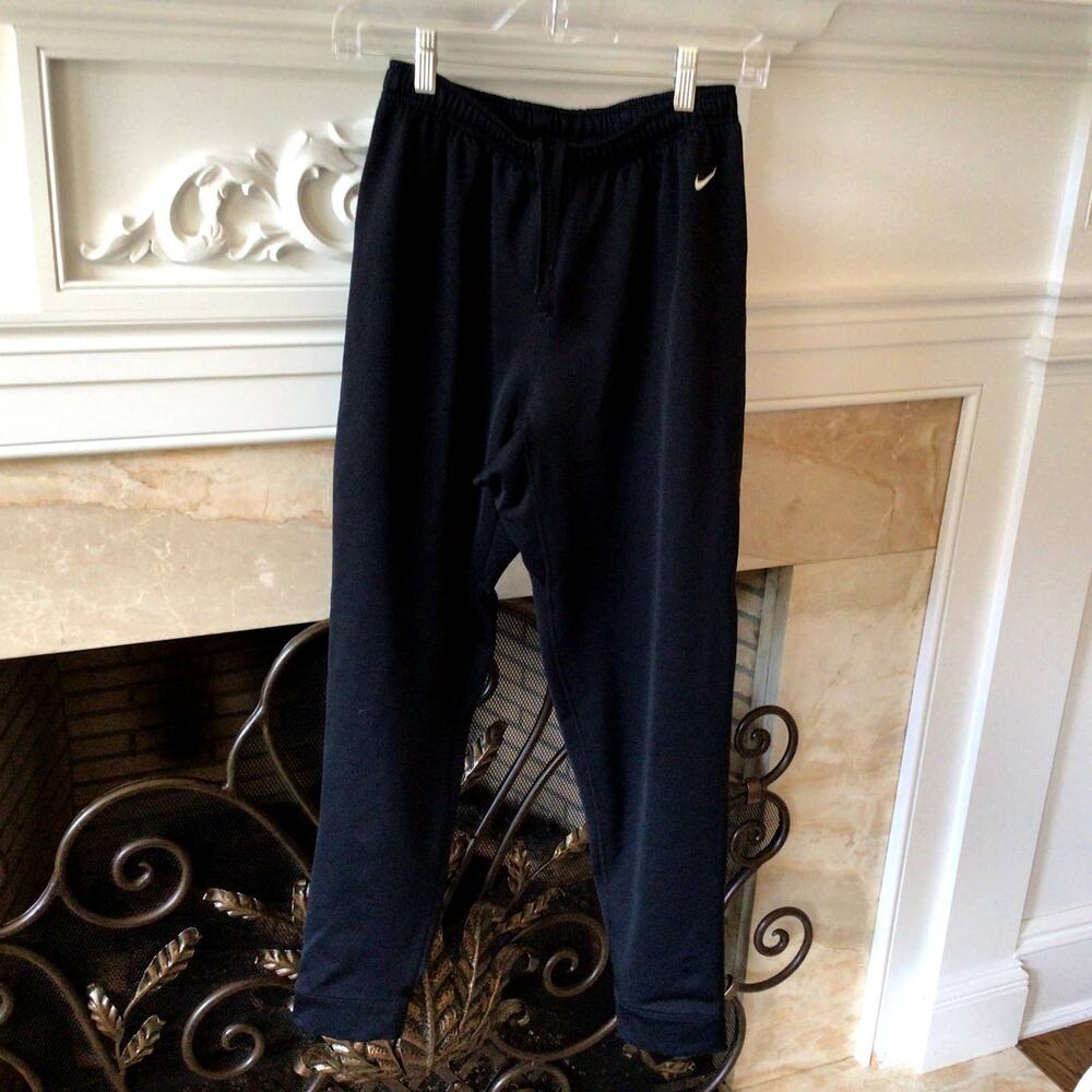 Nike Heavy Weight Black Running Athletic Pants Sz M